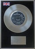 RAY CHARLES - 7" Platinum Disc - TAKE THESE CHAINS FROM MY HEART
