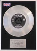 RICHIE VALENS- 7" Platinum Disc -LA BAMBA