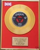 RICKY NELSON - 24 Carat Gold 7" Disc - STOOD UP