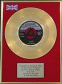 RICKY NELSON - 7" Gold Disc - IT'S LATE