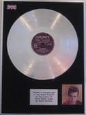 RICKY NELSON - LP Platinum Disc - RICKY SINGS AGAIN