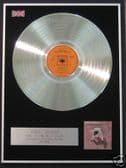 ROBERT JOHNSON - Platinum LP Disc - KING OF DELTA BLUES
