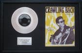 ROY ORBISON - 7" Platinum Disc & Song Sheet - CRAWLING BACK