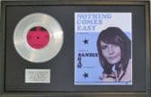 SANDIE SHAW-PlatinumDisc&SongSheetNOTHING COMES EASY