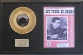 SANDY NELSON  -  24 Carat Gold Disc 7inch & Song Sheet - LET THERE BE DRUMS