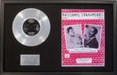 SARAH VAUGHAN AND BILLY ECKSTINE -7" Platinum Disc+Song Sheet- PASSING STRANGERS