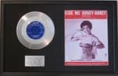 SHIRLEY BASSEY-Platinum Disc& Songsheet-KISS ME HONEY