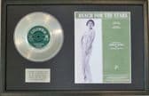 SHIRLEY BASSEY-Platinum Disc&Songsheet-REACH FOR THE -