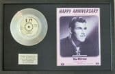 SLIM WHITMAN-PlatinumDisc&SongSheet- ANNVERSARY