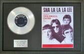 SMALL FACES-Platinum Disc+Song Sheet -SHA-LA-LA-LA-LEE