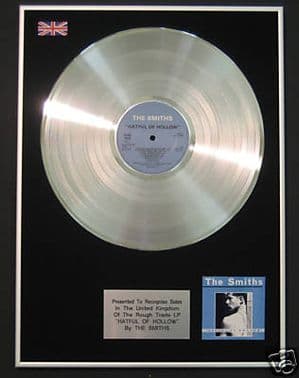 SMITHS -  LP  Platinum Disc - 