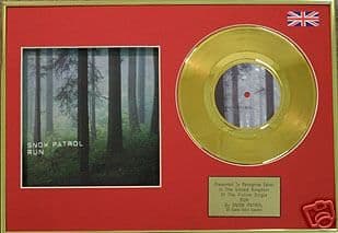 SNOW PATROL  - RUN - 24 Carat Gold Disc 7
