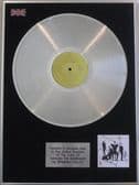 SPANDAU BALLET- Platinum Disc -THROUGH THE BARRICADES
