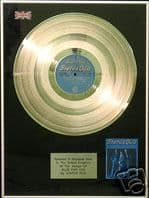 STATUS QUO - LP Platinum Disc - BLUE FOR YOU
