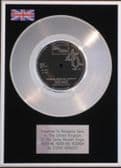 STEVIE WONDER -7" Platinum Disc-YESTER-ME, YESTER-YOU.