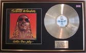 STEVIE WONDER-LP Platinum disc & cover- HOTTER THAN JULY