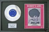 SUSAN MAUGHAN -7" Platinum Disc&songsheet- BOBBY'S GIRL