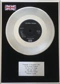 TALKING HEADS - 7" Platinum Disc - AND SHE WAS