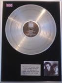 TEARS FOR FEARS - Vinyl LP Platinum Disc - SONGS FROM THE BIG CHAIR