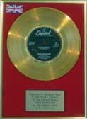 THE BEACH BOYS - 24 Carat 7inch Gold Disc - GOOD VIBRATIONS