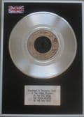 THE BEE GEES - 7" Platinum Disc - TOO MUCH HEAVEN