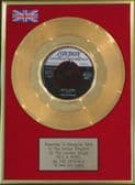 THE CRYSTALS- 24 Carat Gold 7" Disc - HE'S A REBEL