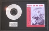 THE EASTBEATS - Platinum Disc& Songsheet - FRIDAY ON MY MIND