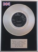 THE HOLLIES 7" Platinum Disc - STOP STOP STOP