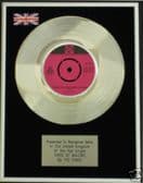 THE KINKS - 7" Platinum Disc - TIRED OF WAITING