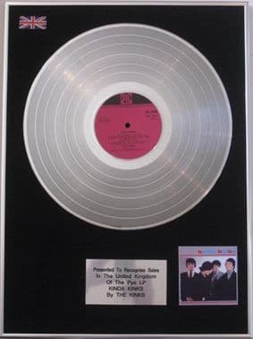 THE KINKS - LP Platinum Disc - KINDA KINKS