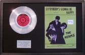 THE KINKS - Platinum Disc & Song Sheet - EV'RYBODY'S GONNA BE HAPPY