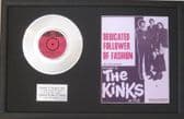 THE KINKS - Platinum Disc& Songsheet - DEDICATED FOLLOWER OF FASHION