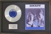 THE MERSEYS - Platinum Disc & Song Sheet - SORROW