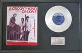 THE MINDBENDERS - 7" Platinum Disc & Songsheet - A GROOVY KIND OF LOVE