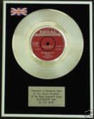 THE MOVE - 7" Platinum Disc - BLACKBERRY WAY