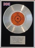 THE PEDDLERS - 7" Platinum Disc - BIRTH