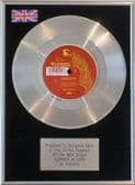 THE POGUES - 7" Platinum Disc - SUMMER IN SIAM