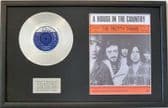 THE PRETTY THINGS - Platinum Disc & Song Sheet - A HOUSE IN THE COUNTRY