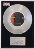 THE ROCKIN' BERRIES - 7" Platinum Disc - HE'S IN TOWN