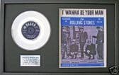 THE ROLLING STONES - 7" Platinum Disc&songsheet WANNA BE YOUR