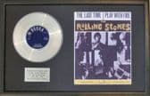 THE ROLLING STONES -PlatinumDisc&SongSheet-THE LAST TIME