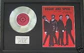 THE SEARCHERS 7" Platinum Disc &songsheet SUGAR AND SPICE