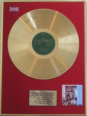 THE SHADOWS  - 24 Carat Gold Disc LP - 'THE SHADOWS'
