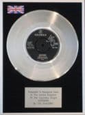 THE SHADOWS - 7" Platinum Disc - GERONIMO