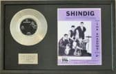 THE SHADOWS - 7"Platinum Disc&Song Sheet-SHINDIG