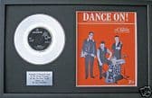 THE SHADOWS - 7" Platinum Disc & songsheet - DANCE ON