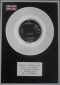 THE SHADOWS - 7" Platinum Disc - THE WAR LORD
