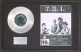 THE SHADOWS - Platinum Disc & Songsheet - F.B.I.