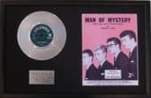 THE SHADOWS - Platinum Disc & SongSheet-MAN OF MYSTERY