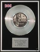 THE SPECIAL AKA ( SPECIALS) 7" Platinum Disc GANGSTERS